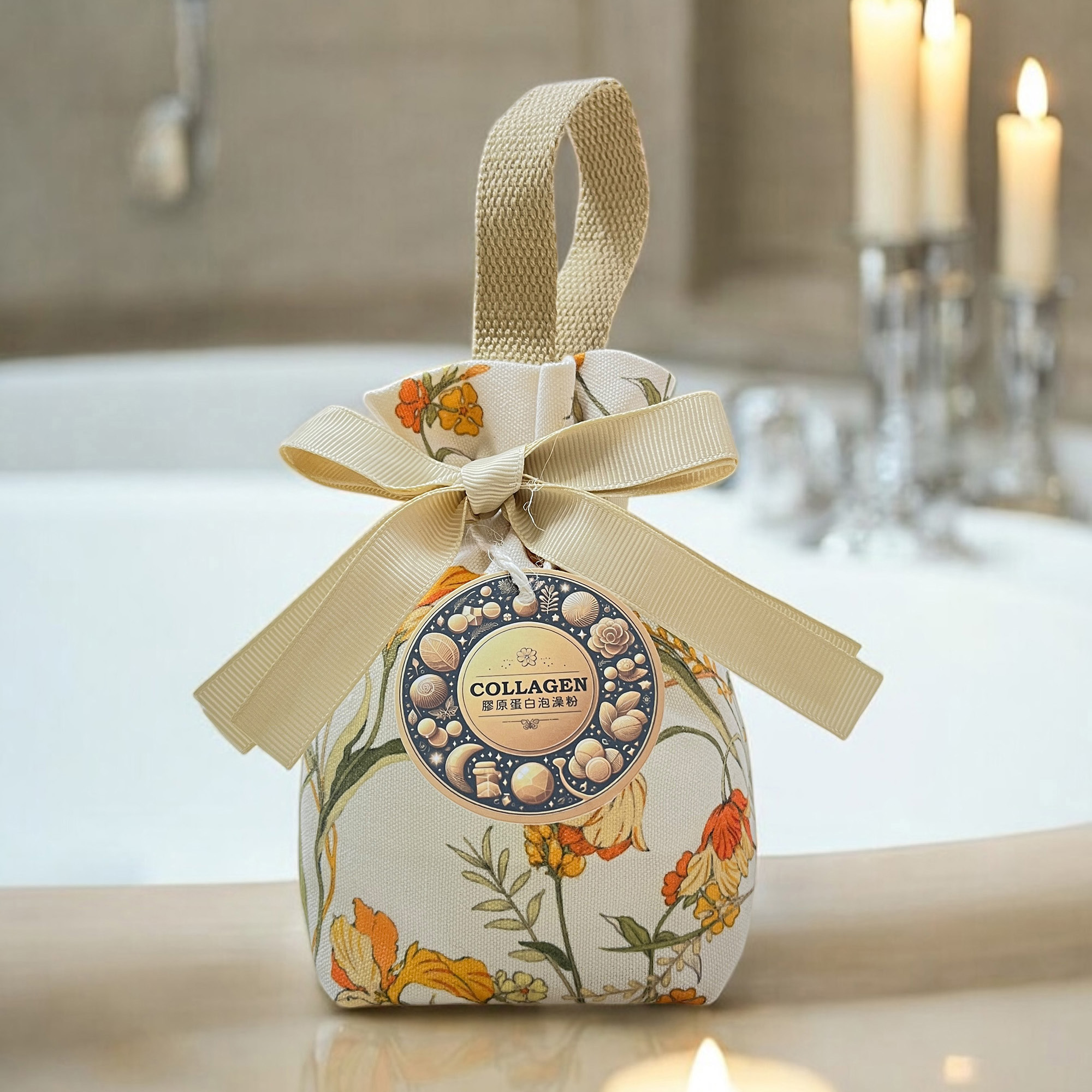 普羅旺斯薰衣草膠原蛋白泡澡粉5包組(50g/包)